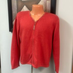 Christopher & Banks Large Beaded Sweater